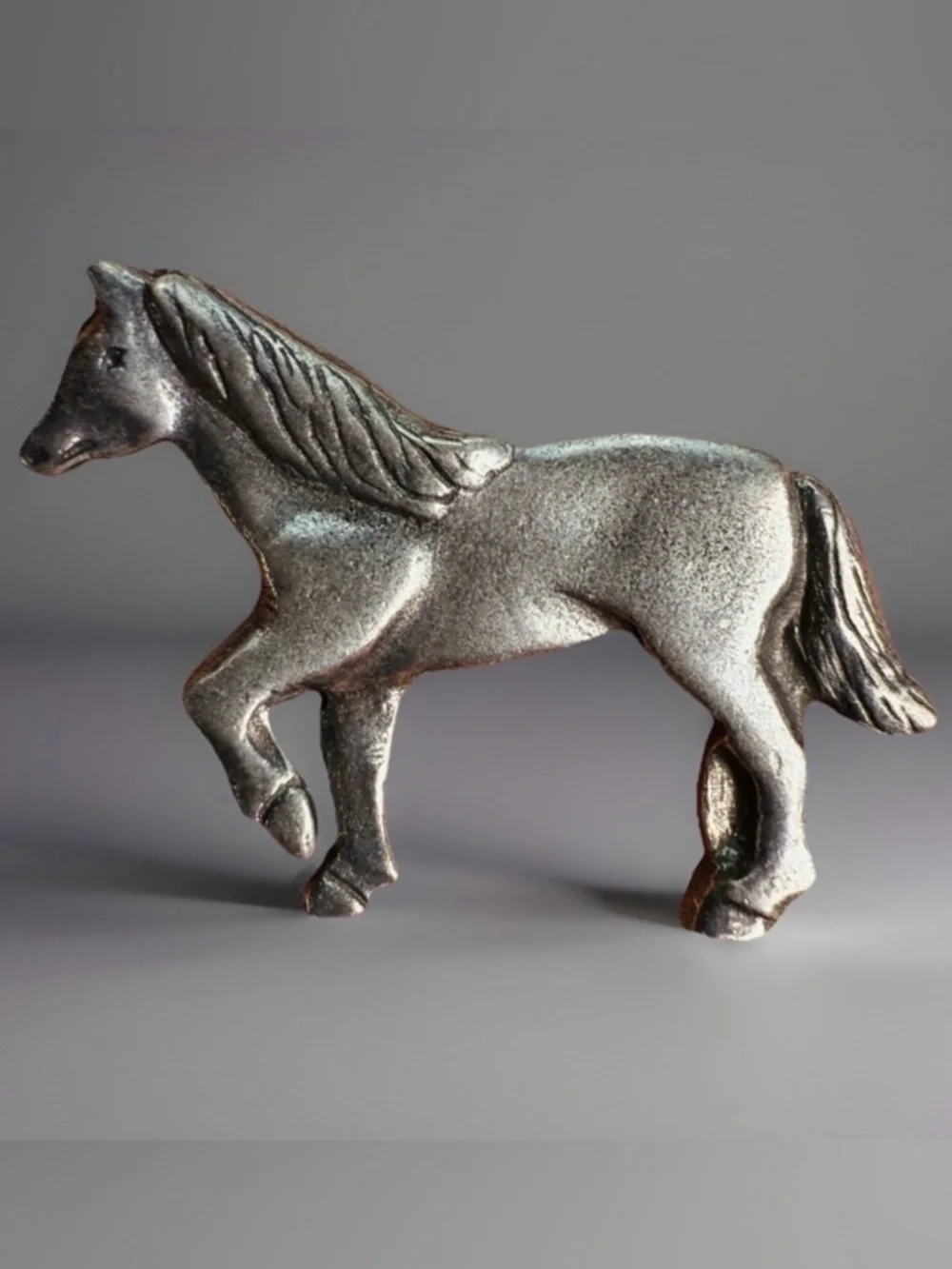 Vintage dark Silvertone Horse pin